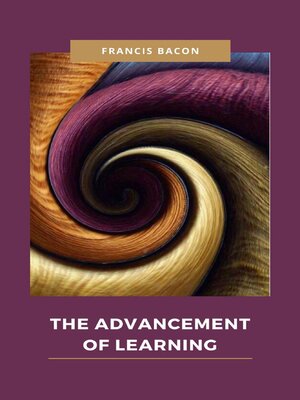 cover image of The Advancement of Learning